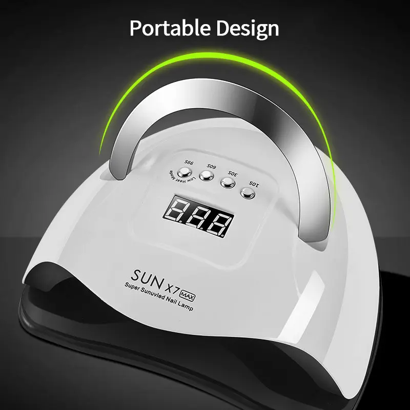 LINMANDA SUNX7 MAX 150w Uv Led Nail Lamp For Manicure 57 Uv Leds Gel Nail Polish Dryer 180-Degree Irradiation Without Dead Angle