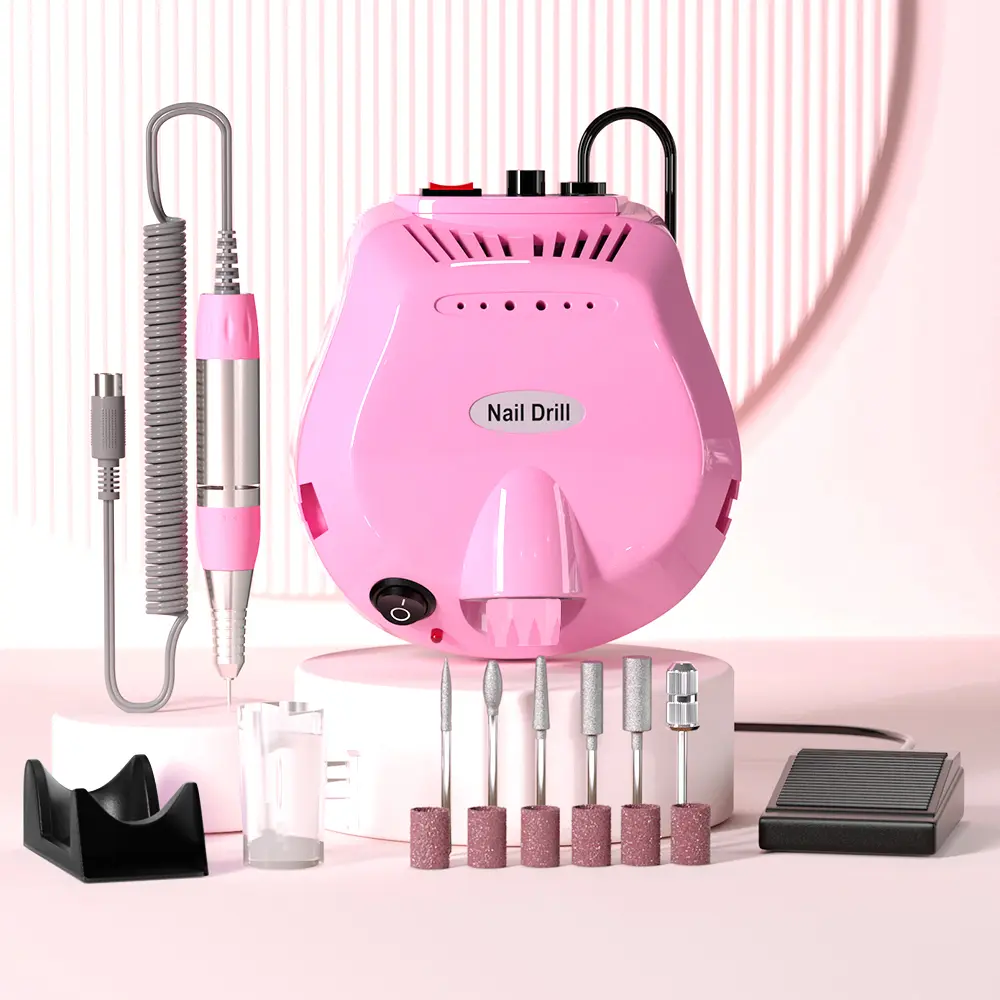 LINMANDA Adjustable 20000RPM Electric Nail Drill Machine Sanding Cutter Pedicure Manicure Drill Set Nail Polishing Equipment