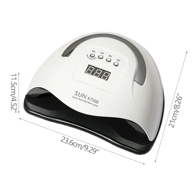 LINMANDA SUNX7 MAX 150w Uv Led Nail Lamp For Manicure 57 Uv Leds Gel Nail Polish Dryer 180-Degree Irradiation Without Dead Angle