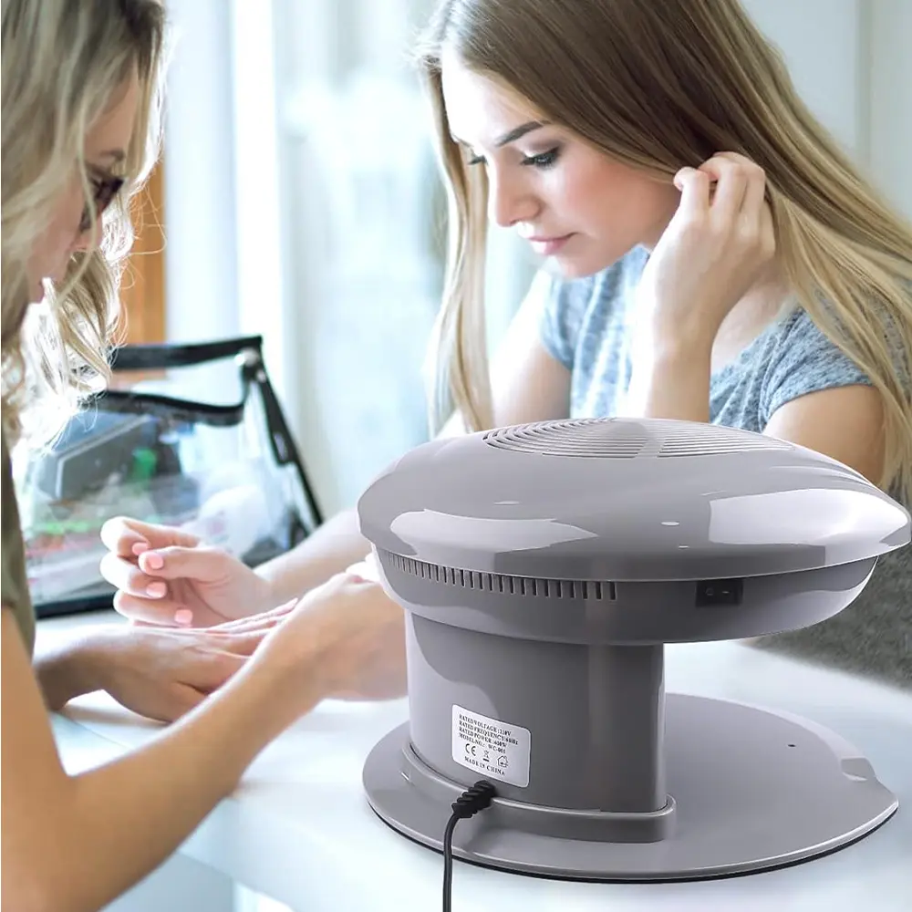 LINMANDA Air Nail Dryer 400W Intelligent Automatic Sensor Hot & Cold Air Nail Polish Drying Fan Manicure Tool for Home Salon