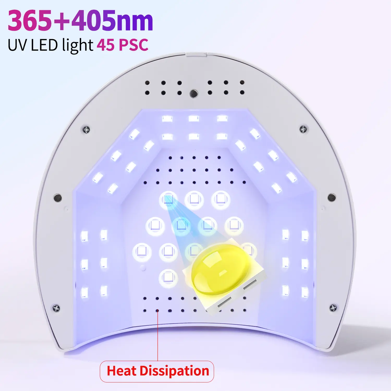 LINMANDA SUN2C UV Nail Lamp 48W Gel Polish Dryer Pedicure Light Manicure Lamp Nail Art Gel Dryer Machine Nail LED Lamp Salon Use