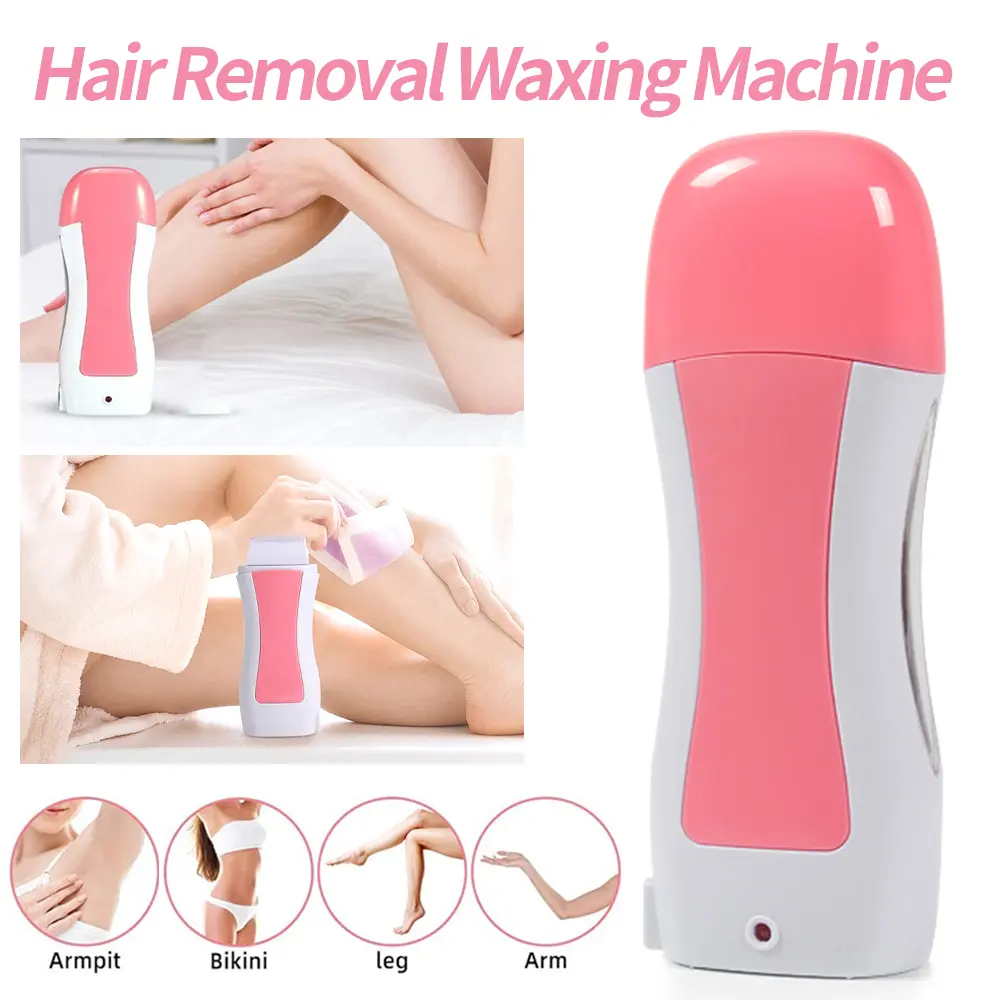 LINMANDA Portable Warmer Roller Heater Wax Warmer for Hair Removal Hair Removal  for Wax Depilatory Roller Heater Waxing