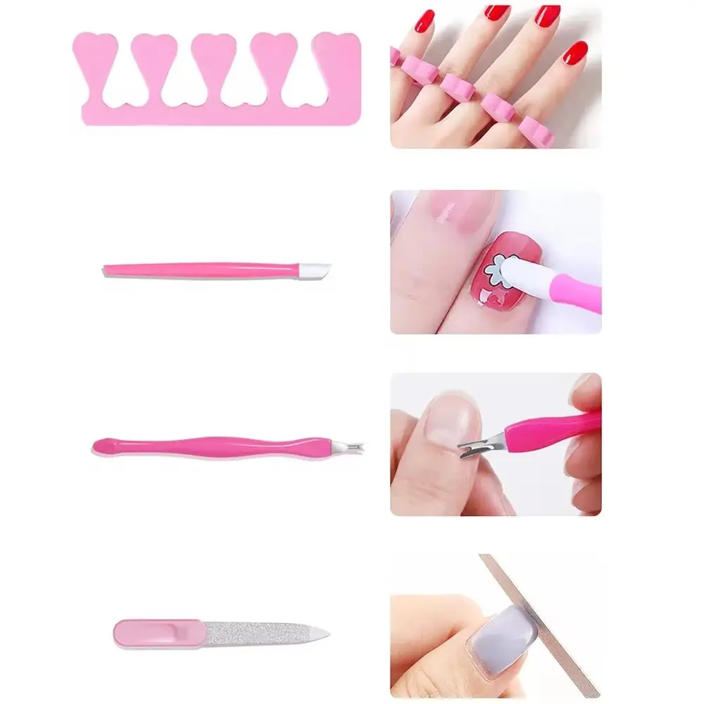 LINMANDA Nail Art Kit with 20000RPM Electric Nail Drill Machine Remover Finger Separator Manicure Pedicure Care Manicure Set