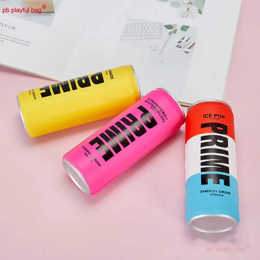 PU Slow Rebound Simulation Cans Model Decoration Release Pressure Squishy Squeeze Release Pressure Toys Gift for Kids ZG221