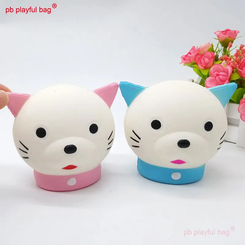 Pb Playful Bag Cartoon Cute Kawaii Release stress Toys Squishy Slow Rising Squeeze Starry Sky Cat Creative Christmas Gifts ZG128