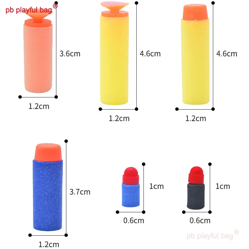 PB Playful Bag Random Color EVA Foam Soft Bullet Toy Outdoor Sports children's Game Equipment Accessories Gifts IG72