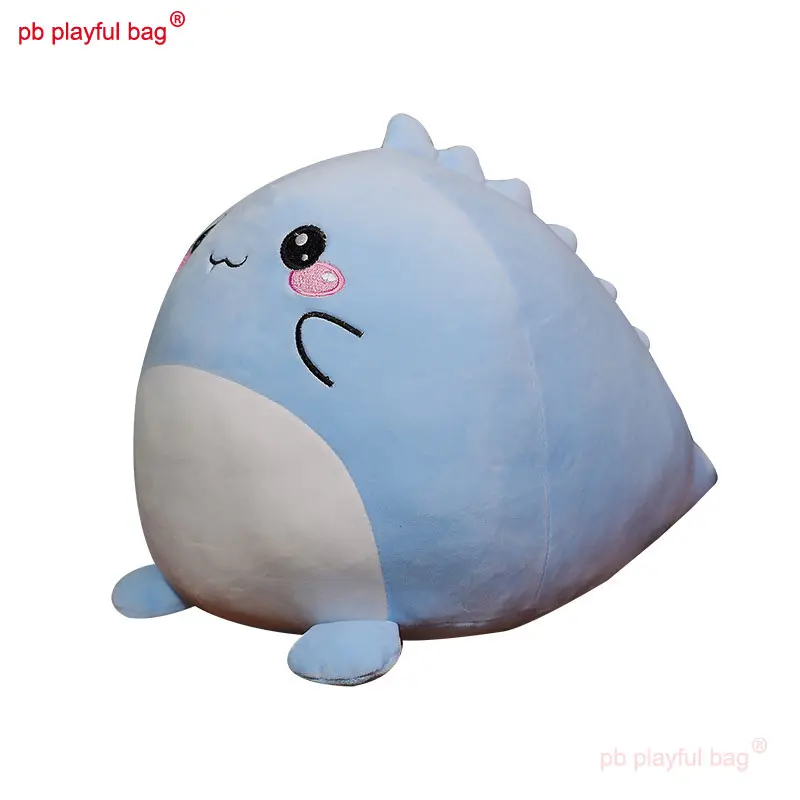 Cute Kawaii Round Dinosaur Plush Toys Stuffed Soft Animal Pillow Doll Squishy Slow Rising Squeeze Kids Christmas Gifts ZG149
