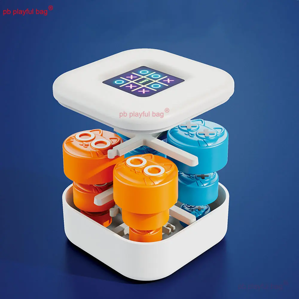 Children's Fun Well Chess Tic-Tac-Toe Developmental Toys Parent-child Interaction Nine Palace Grid Chess Board Game Gift UG360