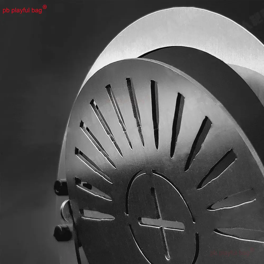 Outdoor Sports Gel Ball Metal Targets Rotate Flip Adult Training Equipment Launch Soft Bullet CS Game Target QG504