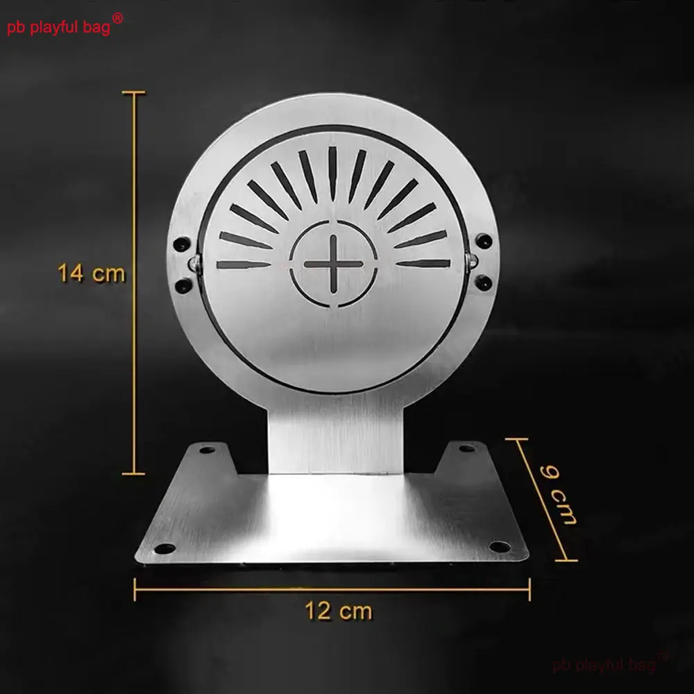 Outdoor Sports Gel Ball Metal Targets Rotate Flip Adult Training Equipment Launch Soft Bullet CS Game Target QG504