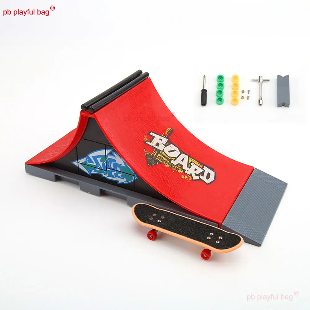 Finger Skateboard Platform Model Venue Scene Props New Unique Children's Creative Toy Set Fingertip Toys Fun Party Gift ZG367
