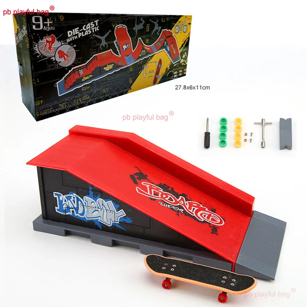 Finger Skateboard Platform Model Venue Scene Props New Unique Children's Creative Toy Set Fingertip Toys Fun Party Gift ZG367