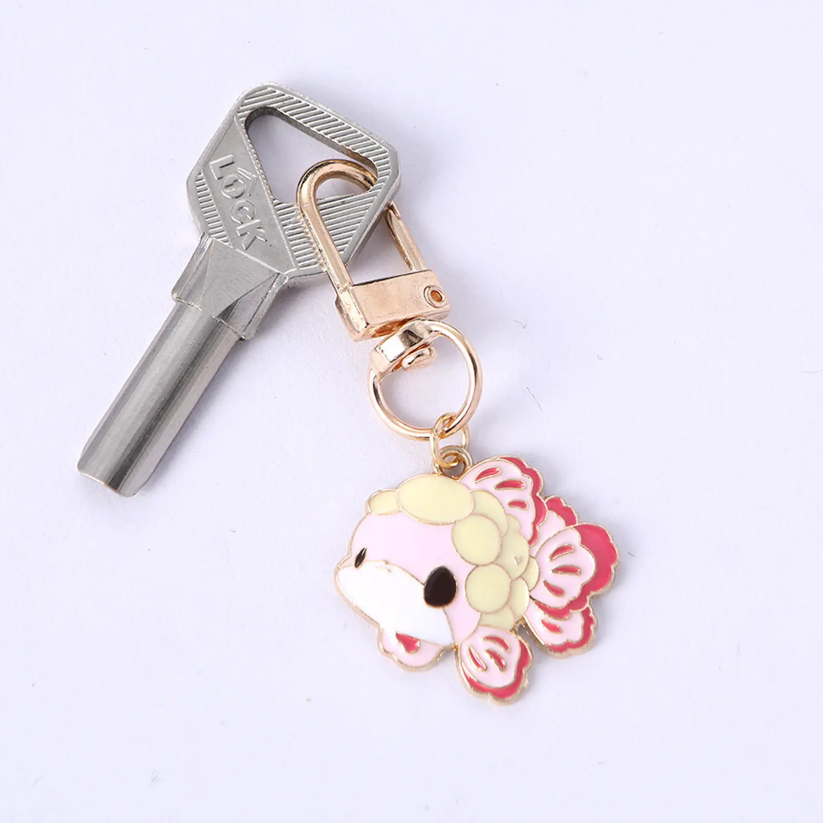 Japanese Style Keychain & Keyring Cute Cat Animal Heart Enamel Rabbit Butterfly Fish Keychains Bag Car Key Jewelry Accessories