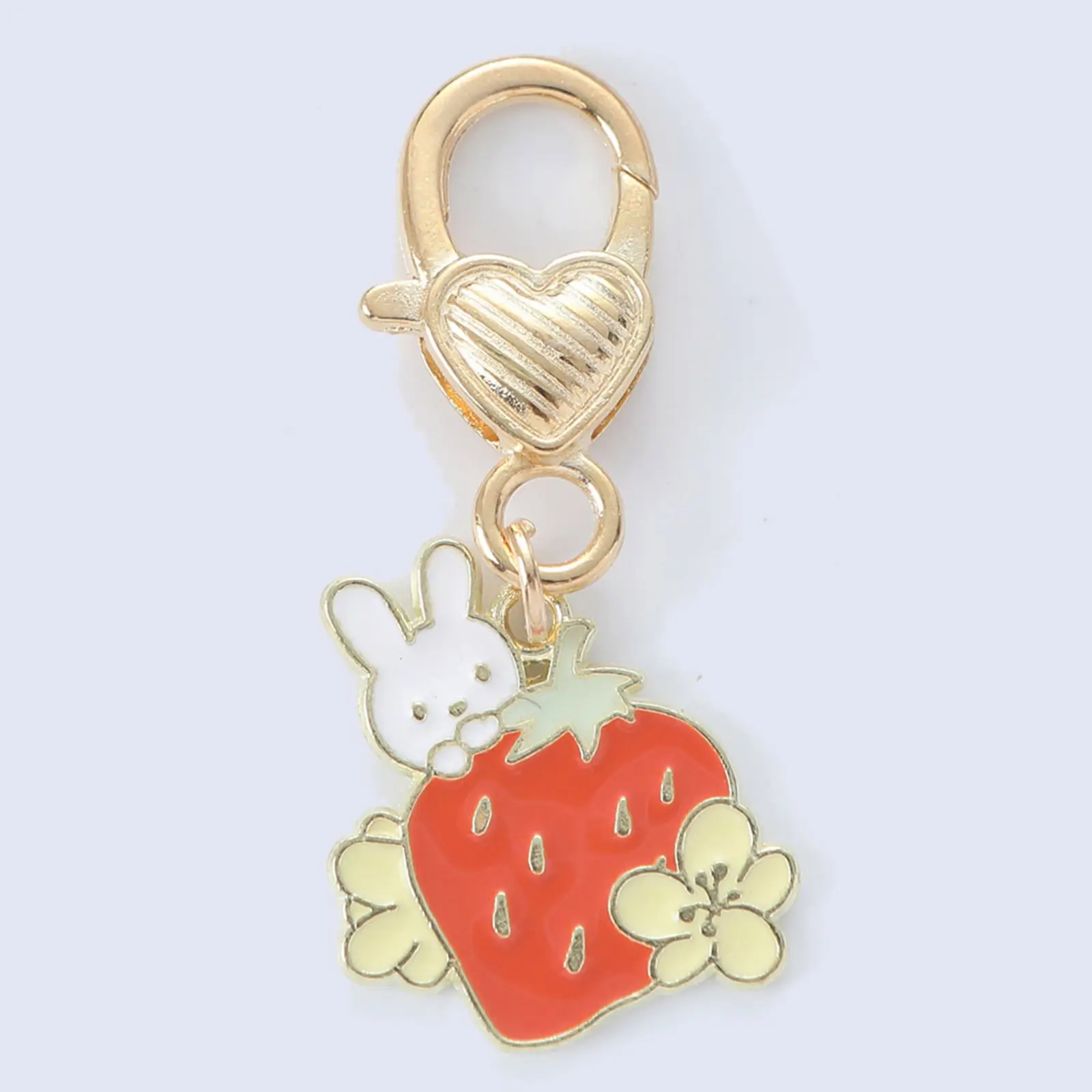 Japanese Style Keychain & Keyring Cute Cat Animal Heart Enamel Rabbit Butterfly Fish Keychains Bag Car Key Jewelry Accessories