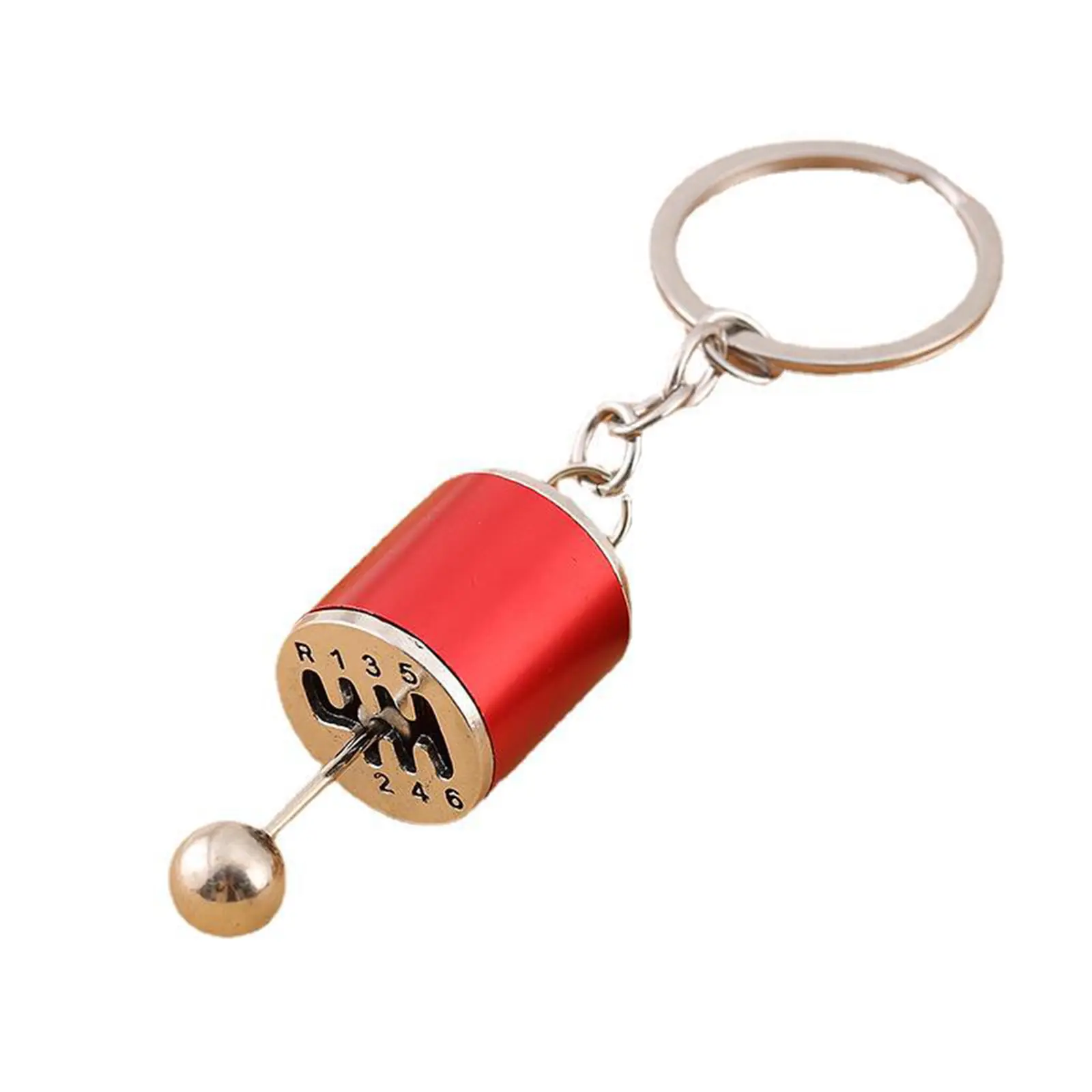 Creative Keychain & Keyring Silver Color Multicolor Car Gear Shift Manual Transmission For Women Men Car Keyring Handbag Gift