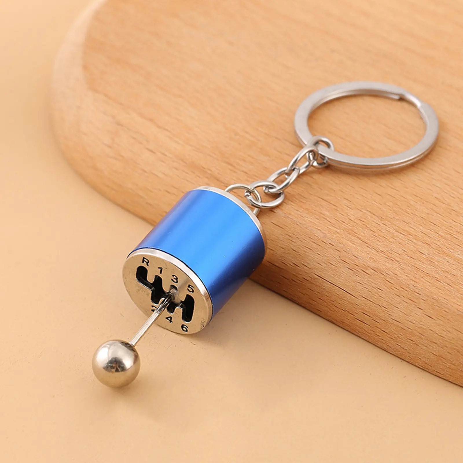 Creative Keychain & Keyring Silver Color Multicolor Car Gear Shift Manual Transmission For Women Men Car Keyring Handbag Gift