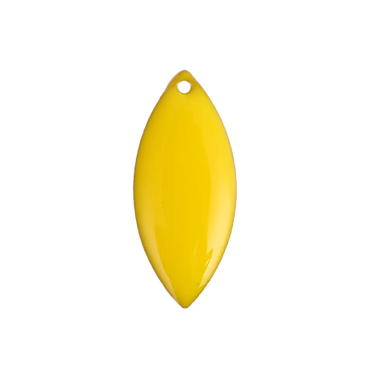 New 10 PCs Copper Enamelled Sequins Charms Marquise Unplated Enamel Leaf Ellipse Pendants For Women DIY Earrings Necklace