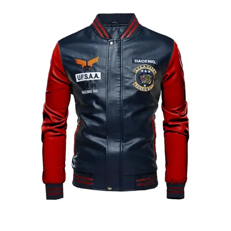 Men Moto Leather Jackets Slim Fit PU Leather Coats High Quality Men Jackets And Coats New Fashion Men Autumn Leather Jackets 4XL