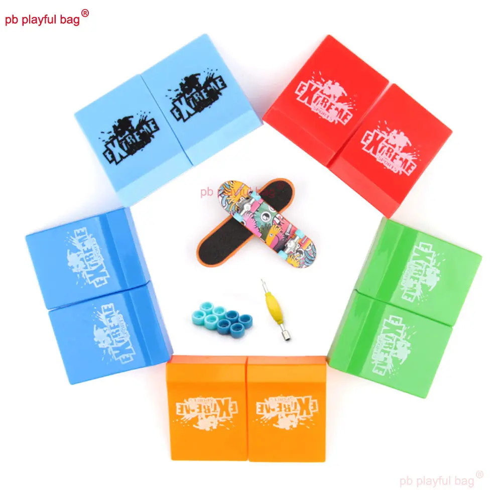 Novelty Toys Finger Movement Set Finger Skateboard Scooter Flatbed Vehicle Children's Toys Release Pressure Christmas Gifts TG67