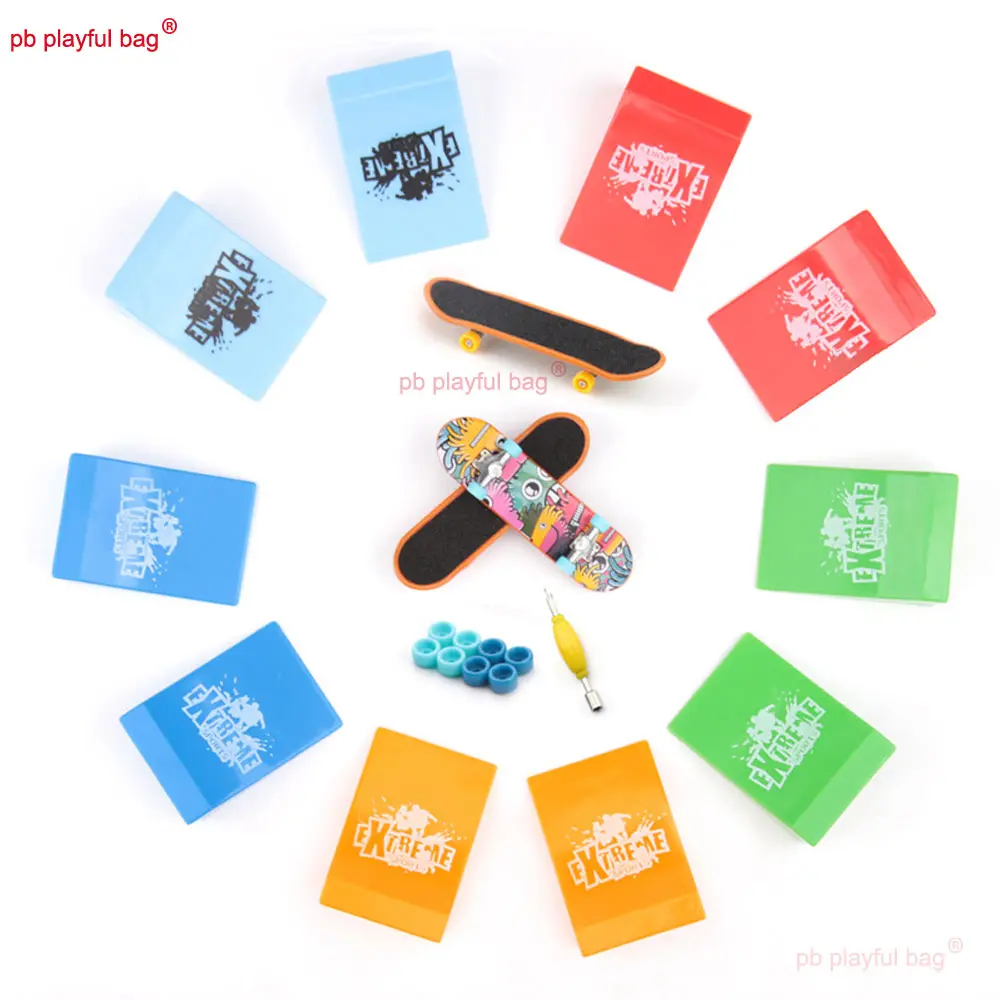 Novelty Toys Finger Movement Set Finger Skateboard Scooter Flatbed Vehicle Children's Toys Release Pressure Christmas Gifts TG67