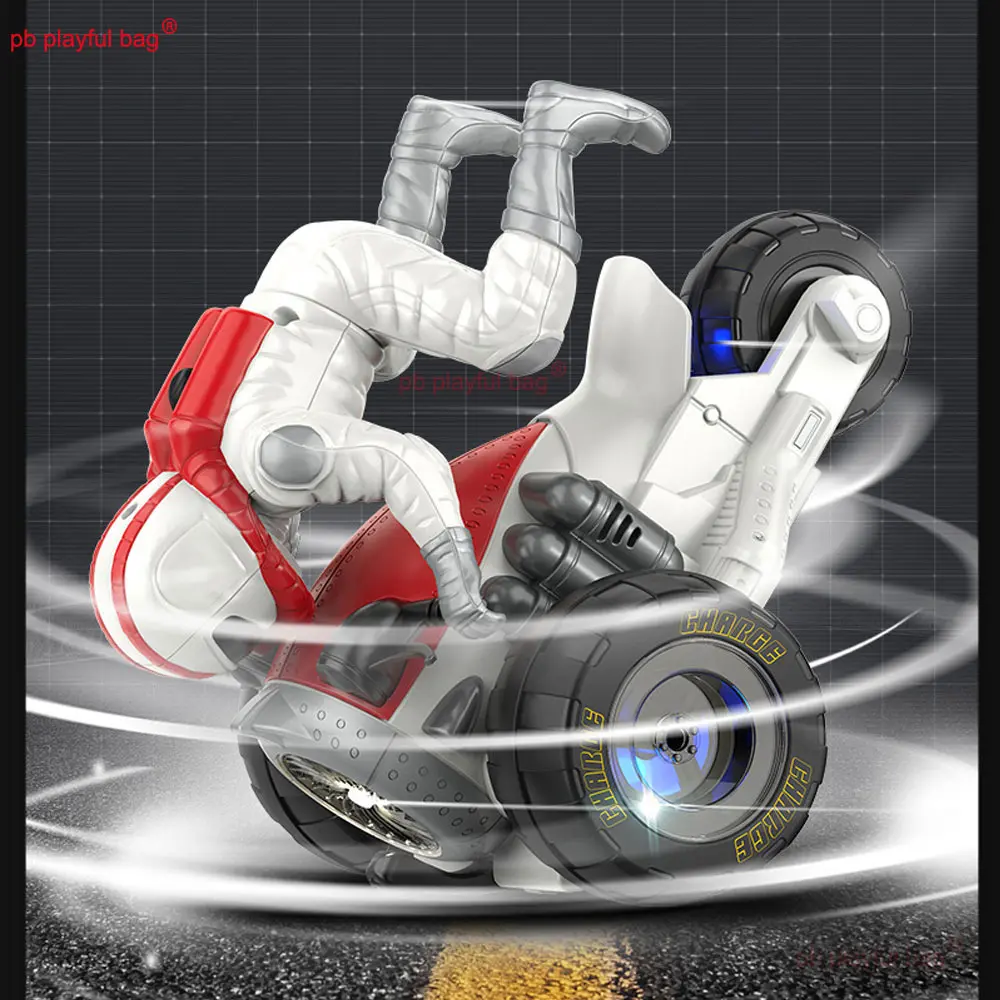Electric Toys Stick Stunt Biker Light Music Children's Toys Christmas Gifts 360 Degrees Rotation Universal Driving Fun Toy VG186