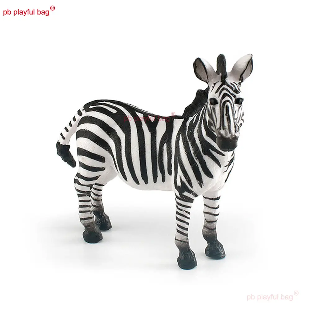 Puzzle Simulation Forest Animals Zebra Sheep Cow Model Static Ornament Children's Toys Gift Office Desk Decoration HG352