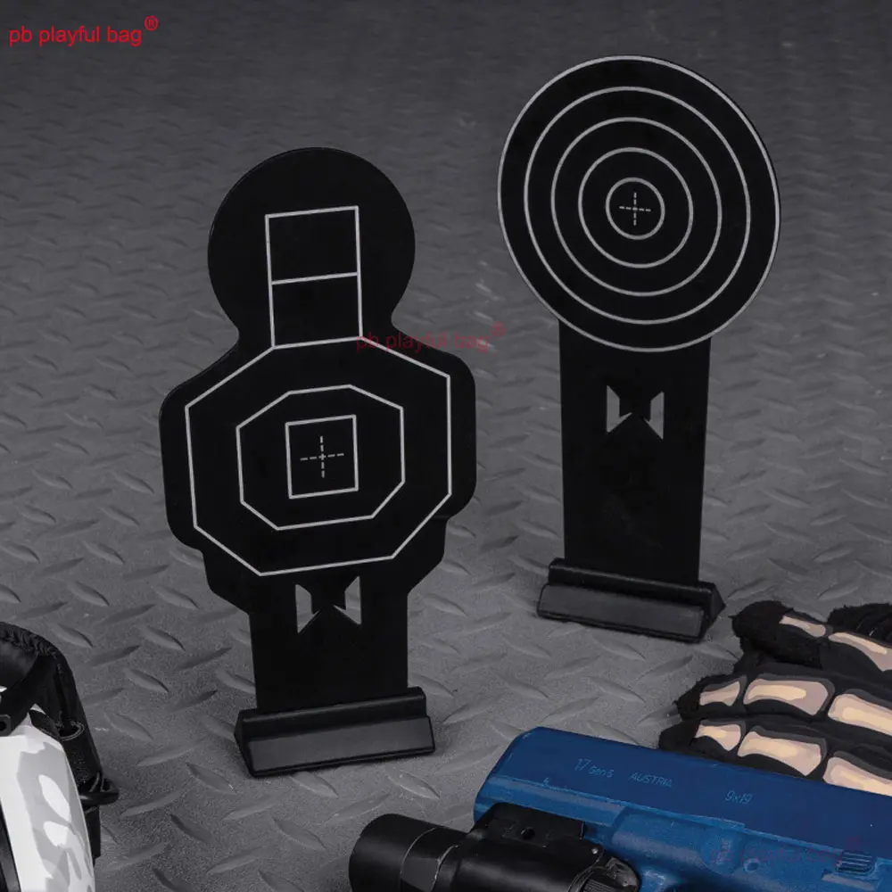 Outdoor Sports Gel Ball Soft Bullet Training Shooting Target IPSC Metal Adult Leisure Tactical CS Game Toy Accessories QG657