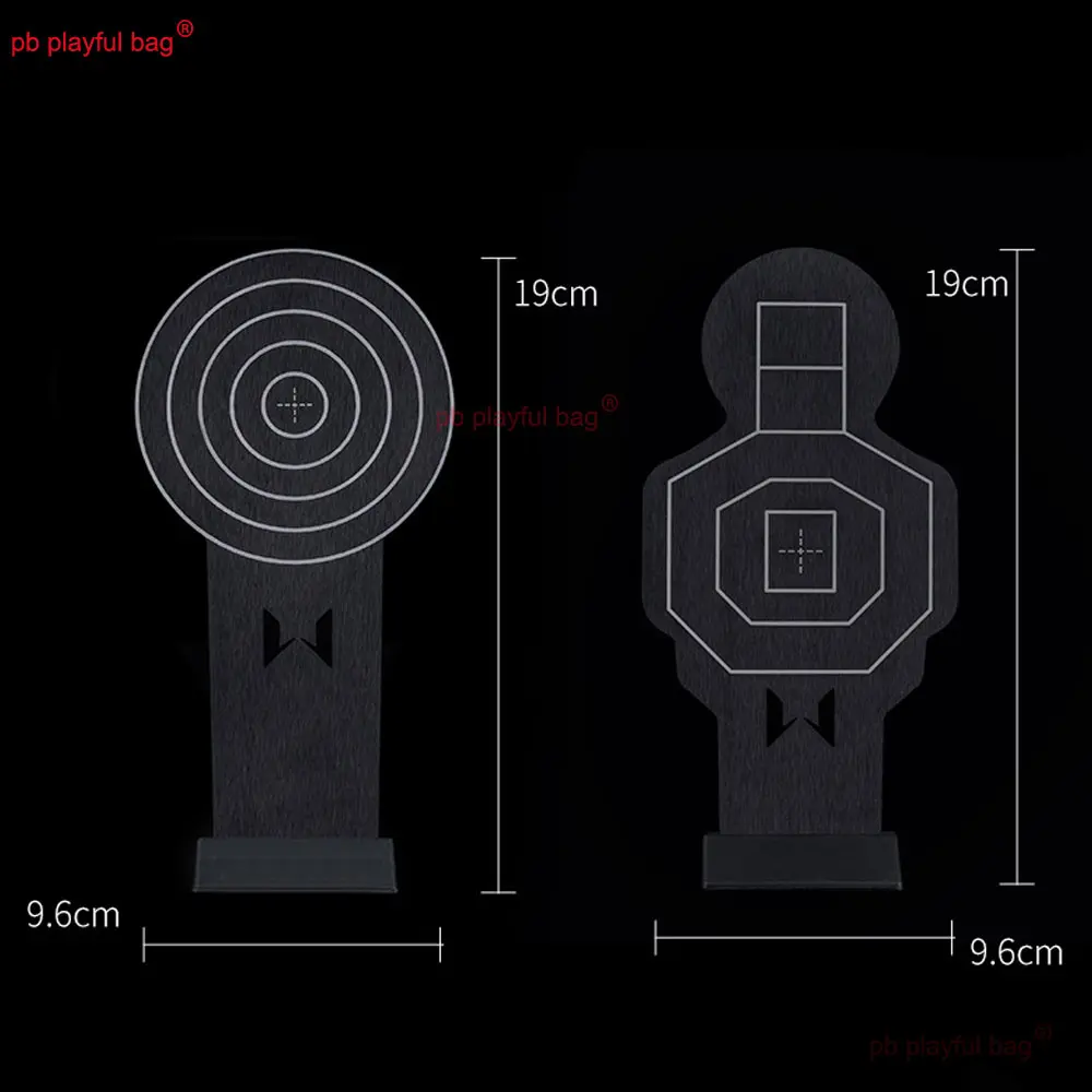 Outdoor Sports Gel Ball Soft Bullet Training Shooting Target IPSC Metal Adult Leisure Tactical CS Game Toy Accessories QG657