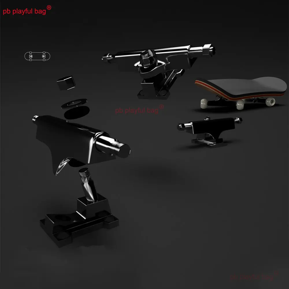 Wooden Finger SkateBoard Wooden Mini Fingerboard Leisure Fingertip DIY Toys Children Christmas Gift Cartoon Leisure Toys ZG331