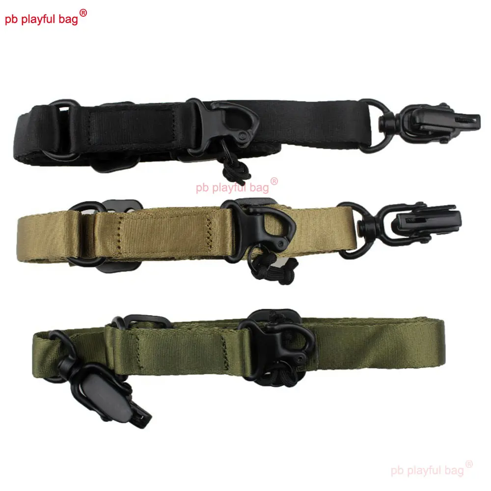 Outdoor Sports MS2 Multitasking Rope CS Tactical Hanging Rope Toy Parts Adjustable Double Point Rope Safety Gun Strap QG594