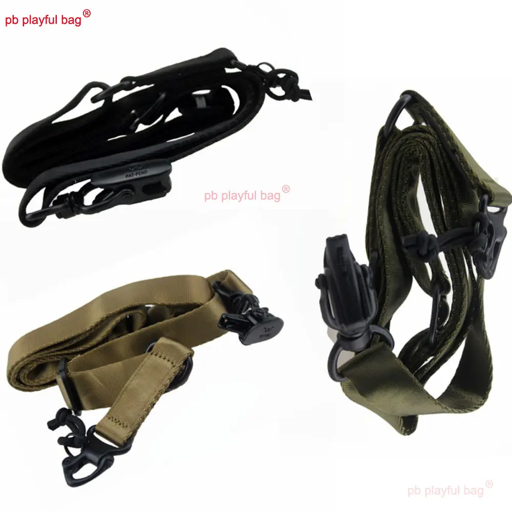 Outdoor Sports MS2 Multitasking Rope CS Tactical Hanging Rope Toy Parts Adjustable Double Point Rope Safety Gun Strap QG594