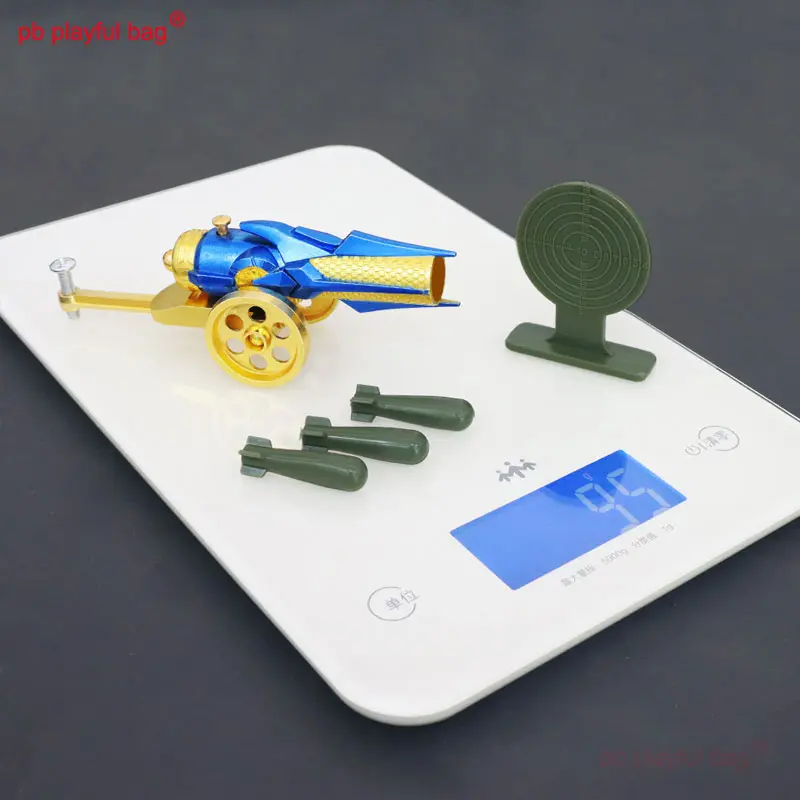 Outdoor Sport CS Game Mini Alloy Mortar Rocket Launcher 12cm Sand Table Model Shooting target Launch Toy Creative Gifts QG409