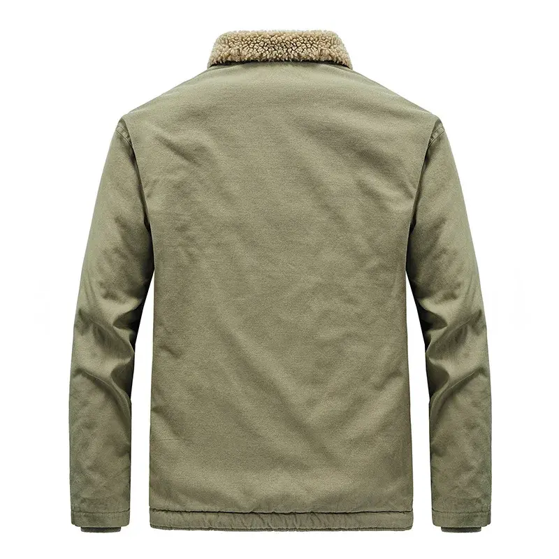 New Winter Men Bomber Jackets Fleece Warm Coats Down Jackets Parkas Quality Male Cotton Casual Jackets Winter Clothing Size 5XL