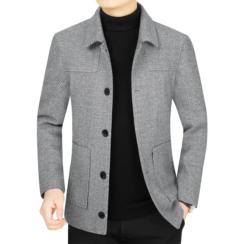 Men Cashmere Blazers Suits Jackets Wool & Blends New Male Business Casual Suits Coats Slim Fit Blazers Coats Men's Clothing 4XL