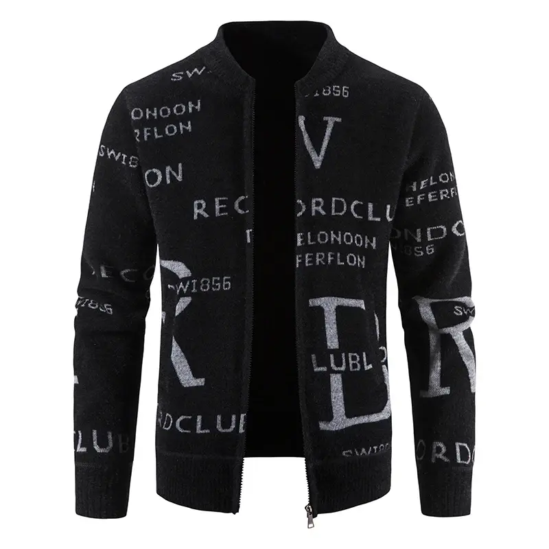 New Winter Men Hooded Sweaters Cardigan Sweatercoats Jackets Thicker Warm Casual Cardigans Hoodies Slim Fit Sweaters Size 3XL