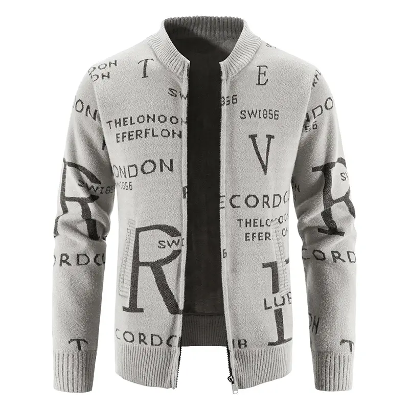 New Winter Men Hooded Sweaters Cardigan Sweatercoats Jackets Thicker Warm Casual Cardigans Hoodies Slim Fit Sweaters Size 3XL