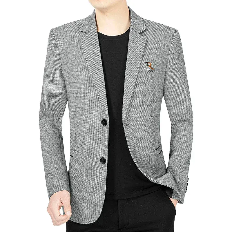 High Quality Men Formal Wear Blazers Jackets Suits Coats New Spring Autumn Man Business Casual Blazers Slim Fit Jackets Size 4X