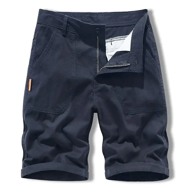 Men Thin Cotton 100% Loose Casual Shorts New Summer Man Sportswear Jogger Pants Quality Male Straight Knee Length Pants Size 38