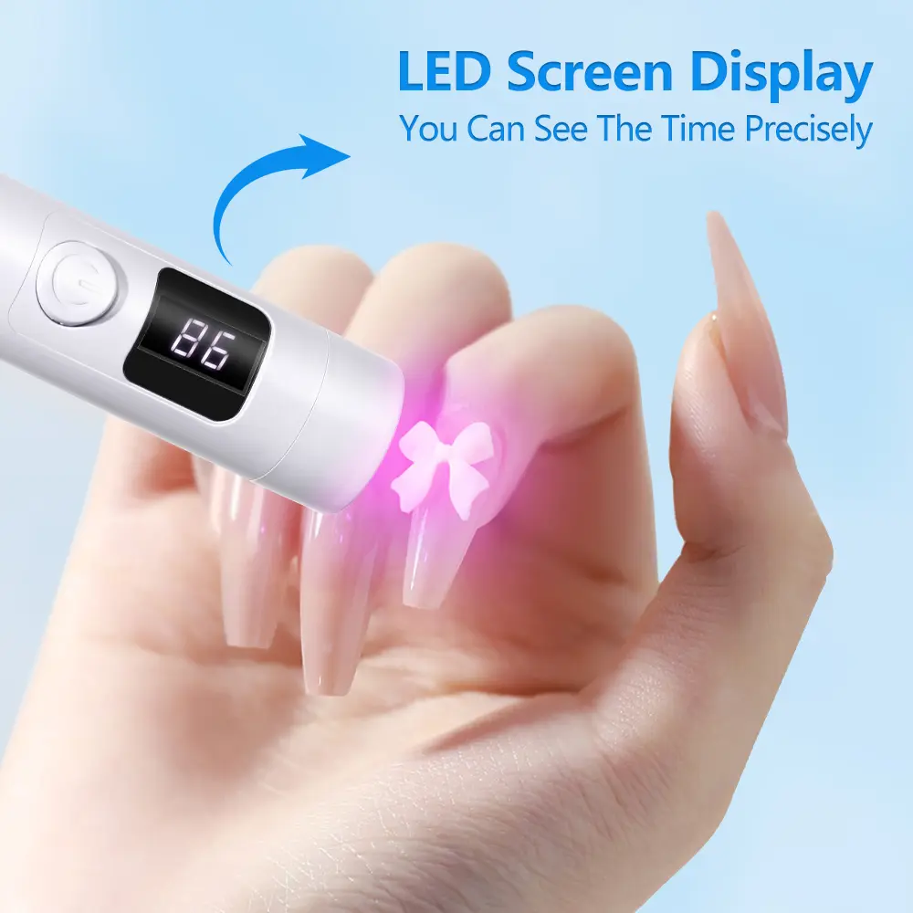 LINMANDA Portable Nail Dryer Machine Mini UV LED Nail Lamp for Home Salon Tools Professional Nail Phototherapy Flashlight Pen