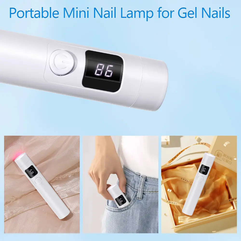 LINMANDA Portable Nail Dryer Machine Mini UV LED Nail Lamp for Home Salon Tools Professional Nail Phototherapy Flashlight Pen