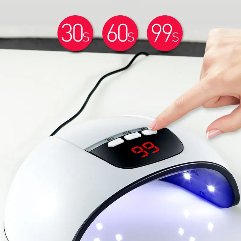 LINMANDA UV Light for Nails for Gel Polish Fast Nail Dryer with Automatic Sensor Timer Setting for Fingernail and Toenail