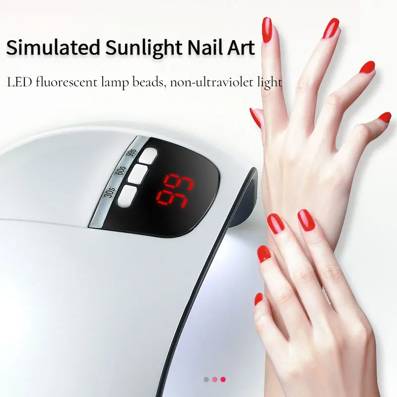 LINMANDA UV Light for Nails for Gel Polish Fast Nail Dryer with Automatic Sensor Timer Setting for Fingernail and Toenail
