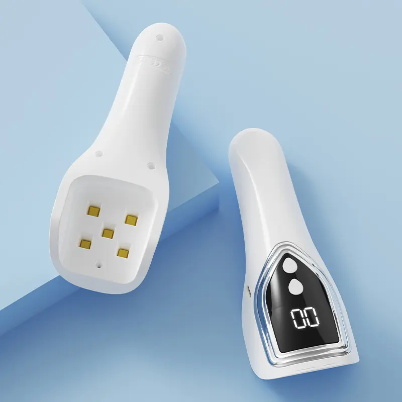 LINMANDA Handheld UV Light for Gel Nails Portable Mini Nail Lamp LED Nail Curing Polish Rechargeable Nail Dryer Fast-Dry Machin