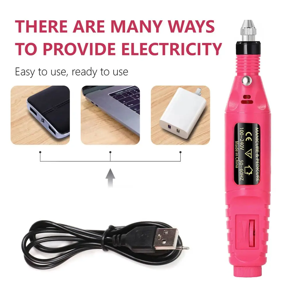 LINMANDA High Quality Nail Drill Machine Set Electric Nail Sander Gel Polish Remover Tools Driller Manicure Nail Accessories