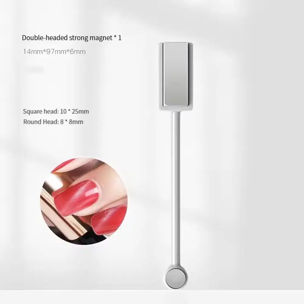 Linmanda Nail Art Cat Eye Magnet Magnetic Cat Eye Set 4-Piece Set to Be Used with Nail Gel for Nail Art Lovers and Nail Salons