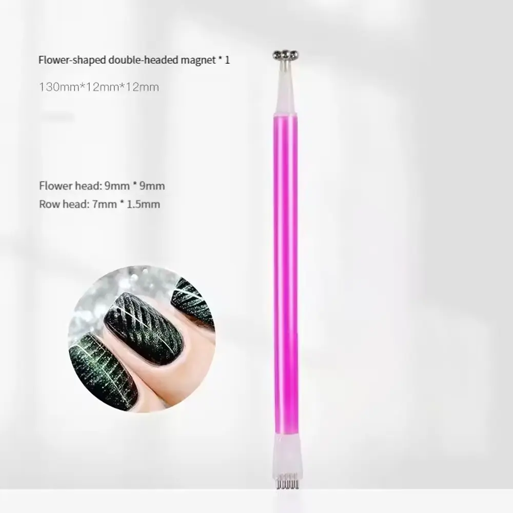 Linmanda Nail Art Cat Eye Magnet Magnetic Cat Eye Set 4-Piece Set to Be Used with Nail Gel for Nail Art Lovers and Nail Salons