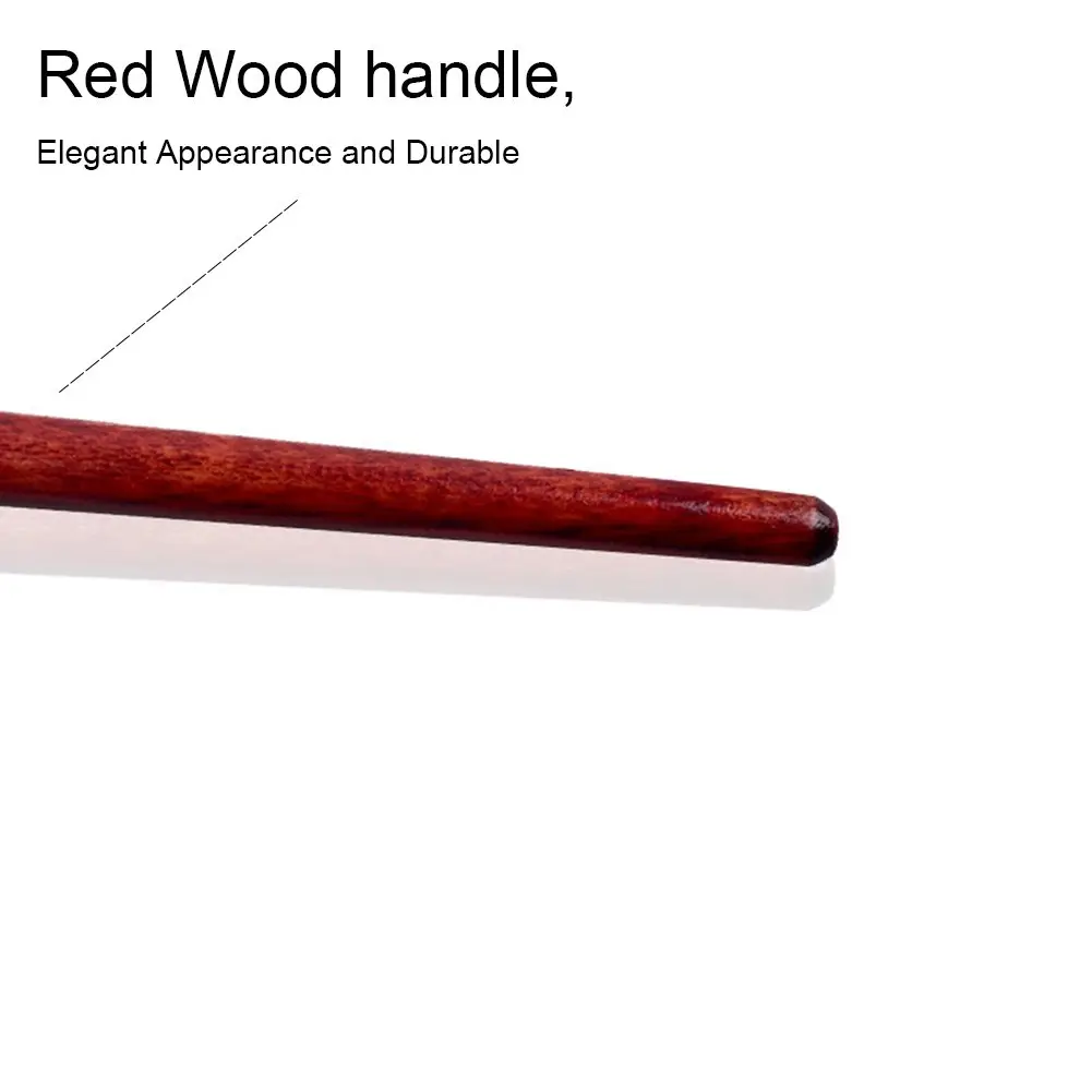 LINMANDA Nail Gradient Brush with Red Wooden Handle Nail Drawing Brush UV Gel Design Builder Painting Pen Ombre Nail Brush