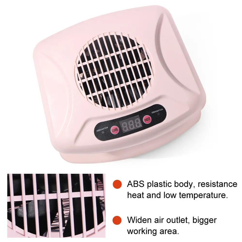 LINMANDA Nail Dryer with Automatic Sensor Timing Air Nail Fan Blow Dryer Warm & Cool Wind Blower Dryer for Regular Nail Polish