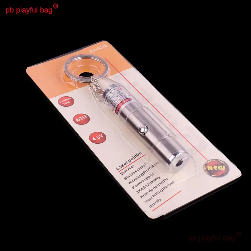 Pb Playful Bag Outdoor Sport Button electronic laser Red Dot Sight Infrared laser lamp Training 2MW Laser Toy Accessories QG414