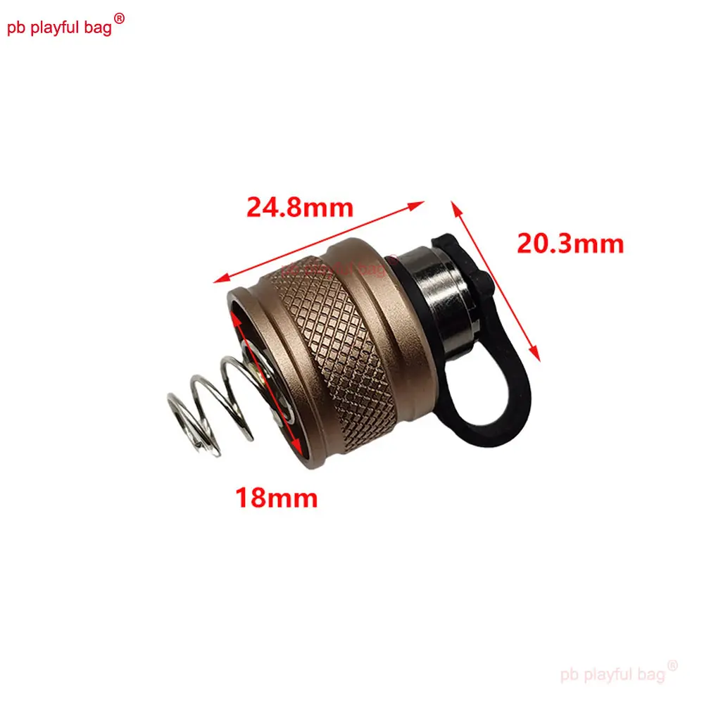 PB Playful Bag Outdoor Sports M300/M600 Tactical Flashlight Mouse Tail Cover Replacement Parts CS Game Toy Accessories QG611
